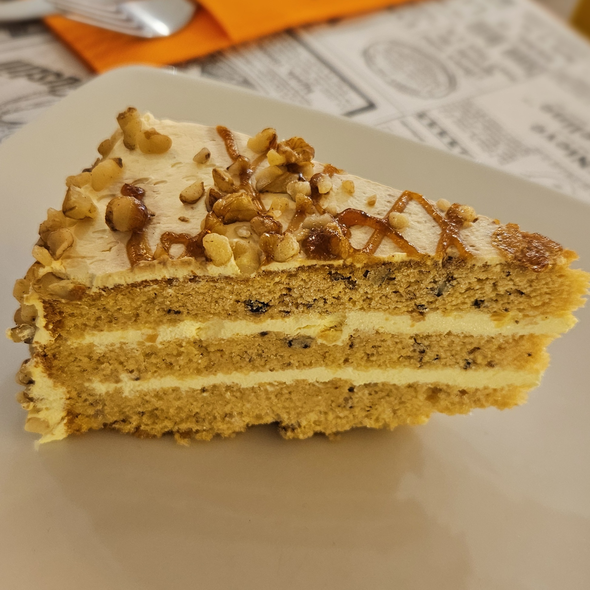 TARTA DE NATA NUECES