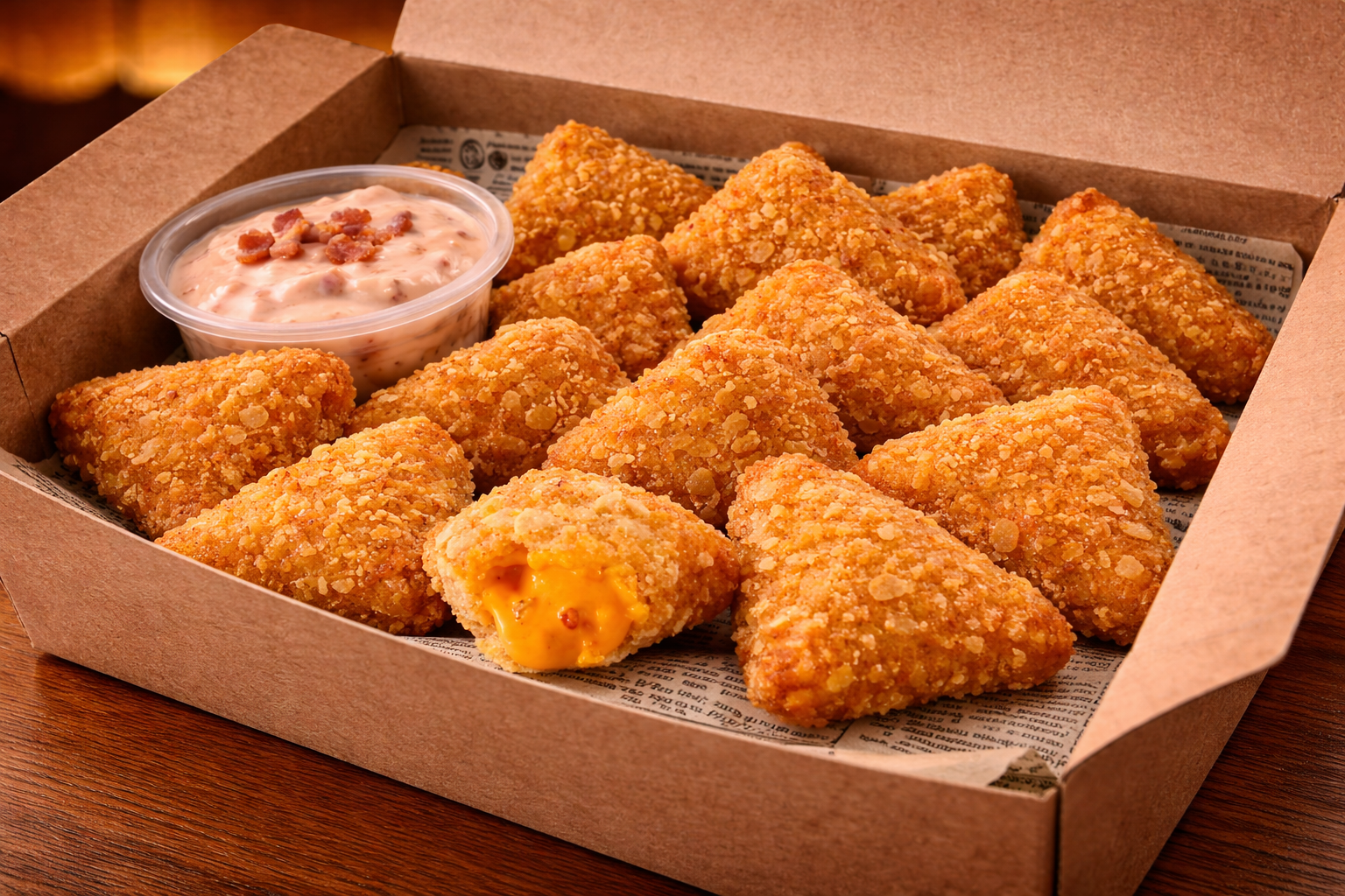 CHEEDAR BITES ( NACHOS)