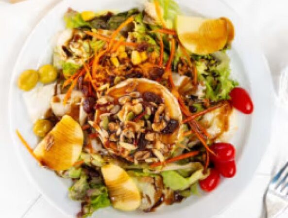 ENSALADA DE RULO Y FRUTOS SECOS